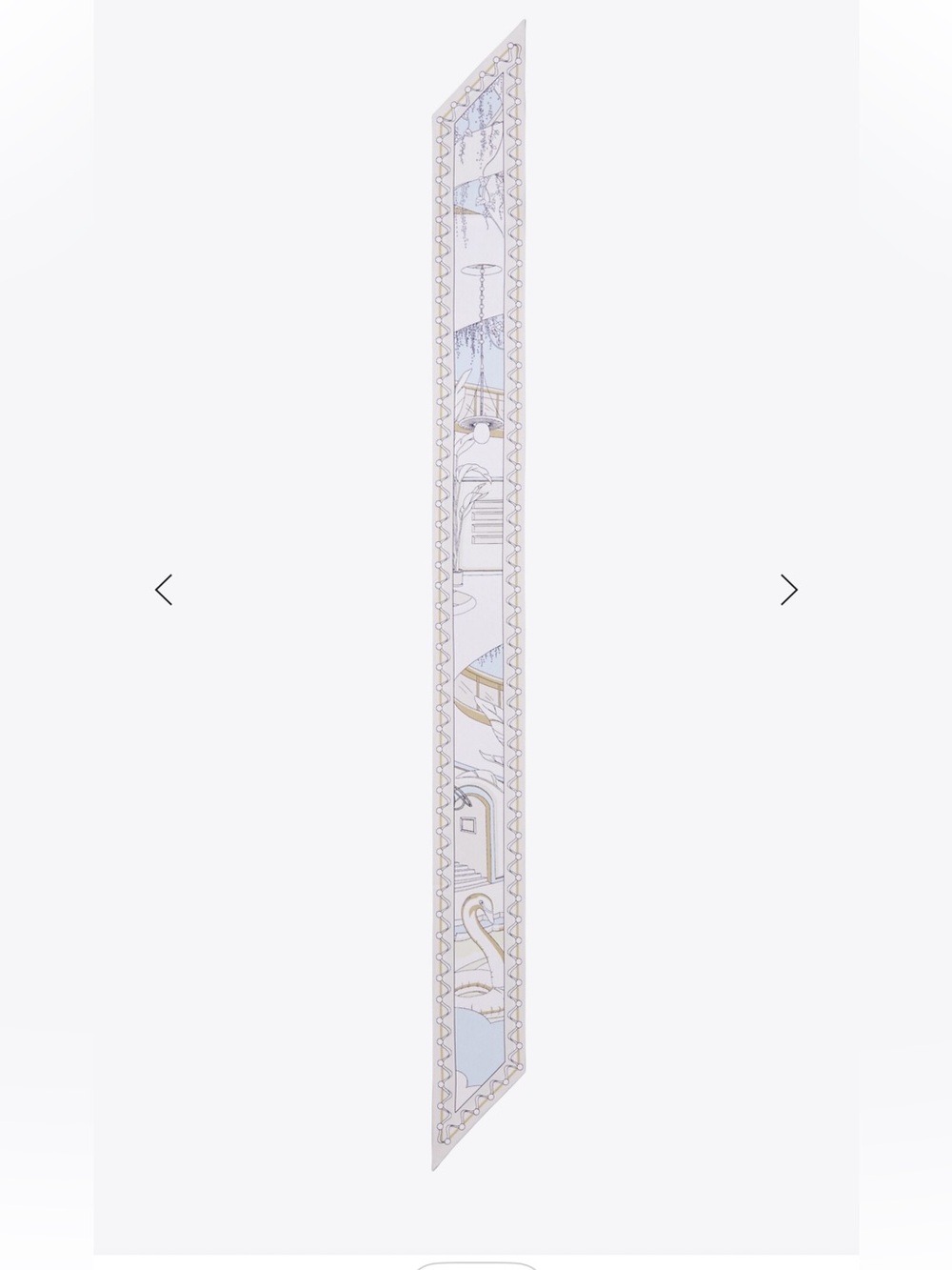 Tory Burch THE POOL RIBBON TIE - 100% silk - Picture 2 of 9